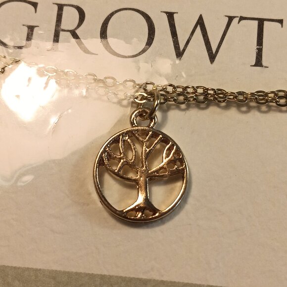 Olivia Moss Simplicity Necklace w/ 'Growth' tree charm - NWT - Picture 2 of 6